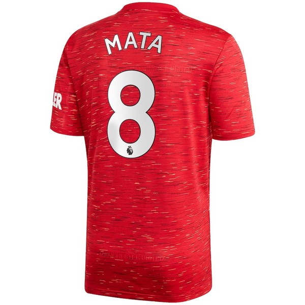 Maglia Manchester United NO.8 Mata 1ª 2020-2021 Rosso